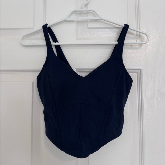Lululemon Navy Align Corset Top - Picture 2 of 3